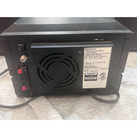 Sony CMT-BX20i Micro Hi-Fi Shelf System CD Player Radio iPod Dock Speakers - Picture 12 of 14